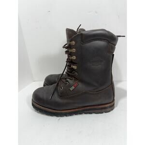 GUIDE GEAR BROWN LEATHER HIKING WORK Guide Dry Insulated Boot MENS 11 BOOTS